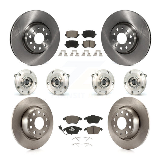 [Avant + Arrière] Kit d'ensemble roulement de roue et moyeu pour Volkswagen Passat Audi A3 Quattro KBB-119125