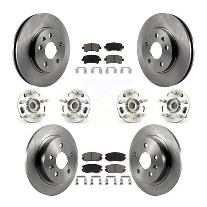 [Avant + Arrière] Kit d'ensemble roulement de roue et moyeu pour 2013-2015 Chevrolet Malibu Naturally Aspirated KBB-119126