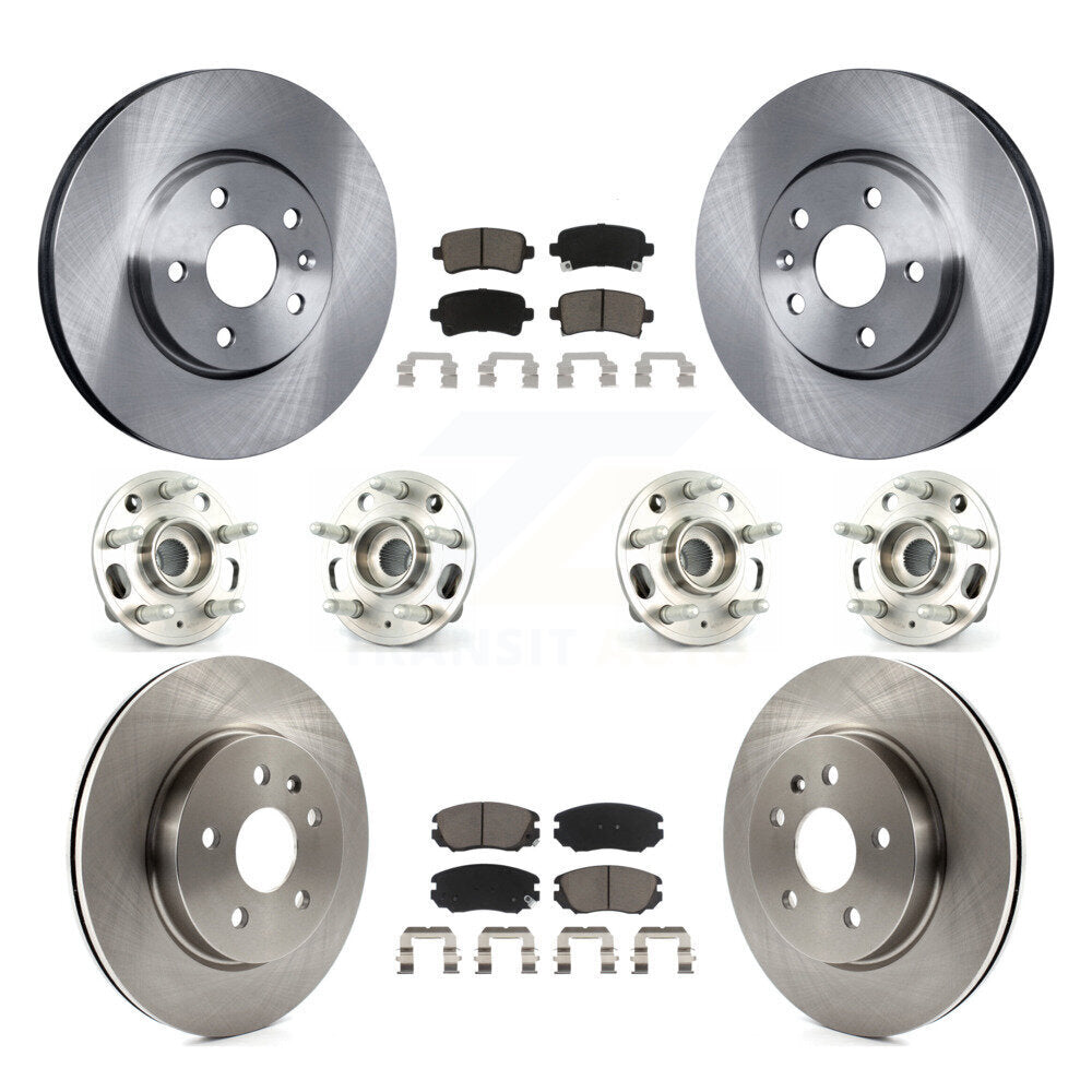 [Avant + Arrière] Kit d'ensemble roulement de roue et moyeu pour Chevrolet Malibu Impala Buick LaCrosse KBB-119127
