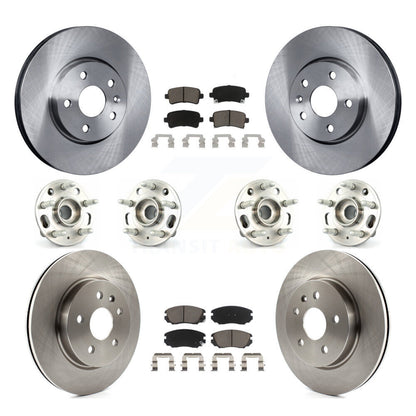 [Avant + Arrière] Kit d'ensemble roulement de roue et moyeu pour Chevrolet Malibu Impala Buick LaCrosse KBB-119127