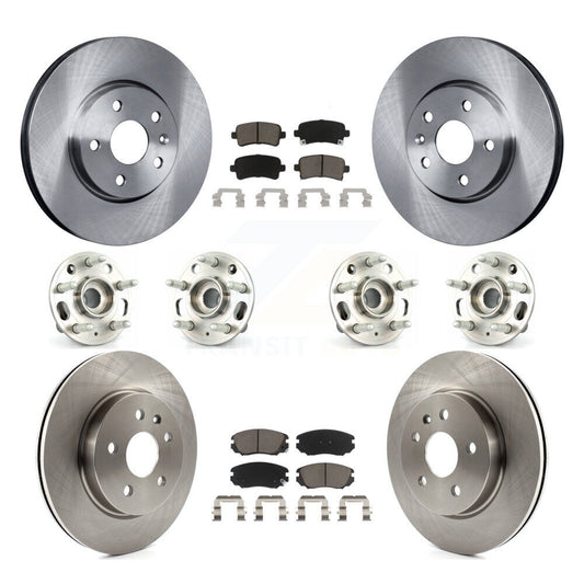 [Avant + Arrière] Kit d'ensemble roulement de roue et moyeu pour Chevrolet Malibu Impala Buick LaCrosse KBB-119127