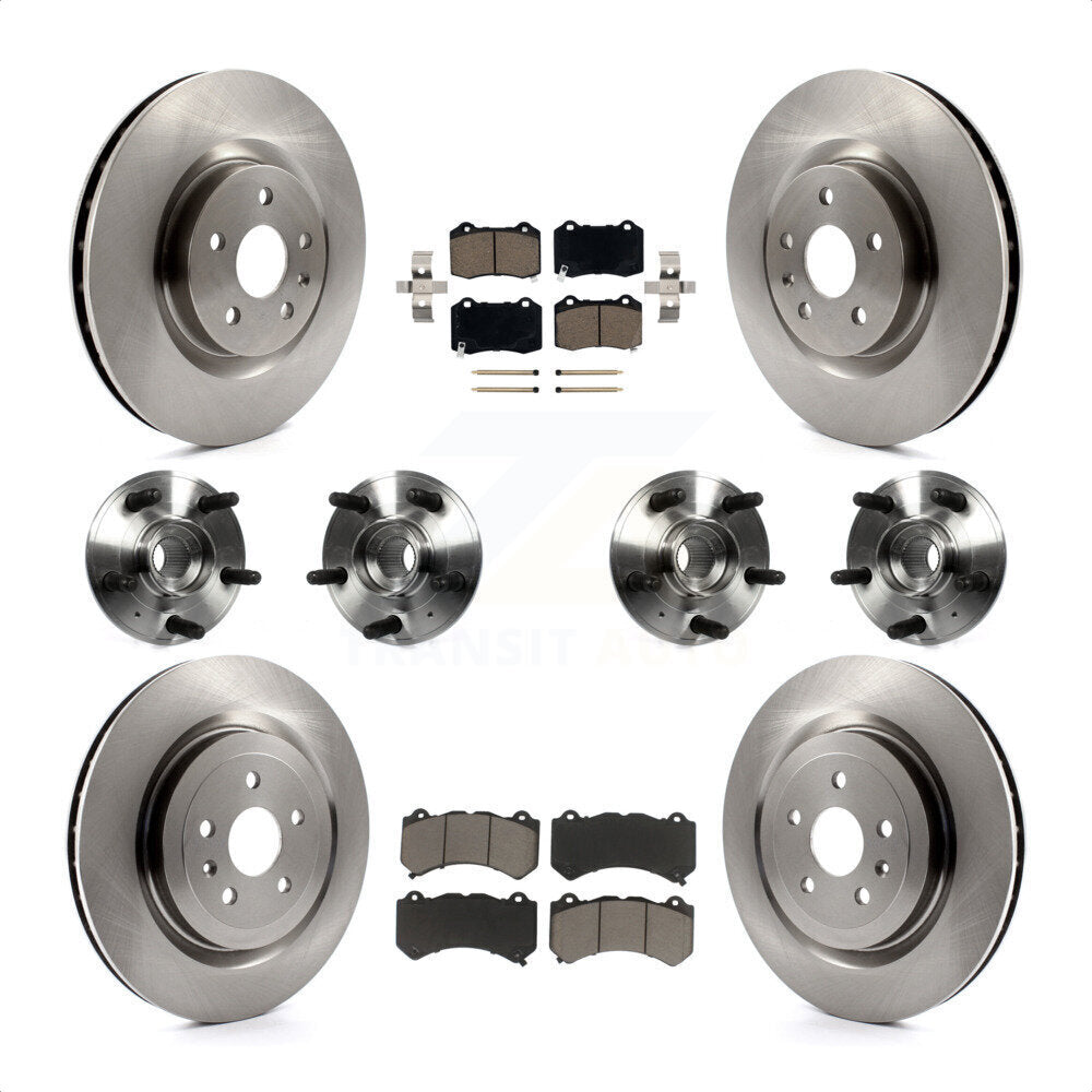 [Avant + Arrière] Kit d'ensemble roulement de roue et moyeu pour 2014 Chevrolet Camaro ZL1 KBB-119128 par Transit Auto