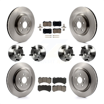 [Avant + Arrière] Kit d'ensemble roulement de roue et moyeu pour 2014 Chevrolet Camaro ZL1 KBB-119128 par Transit Auto