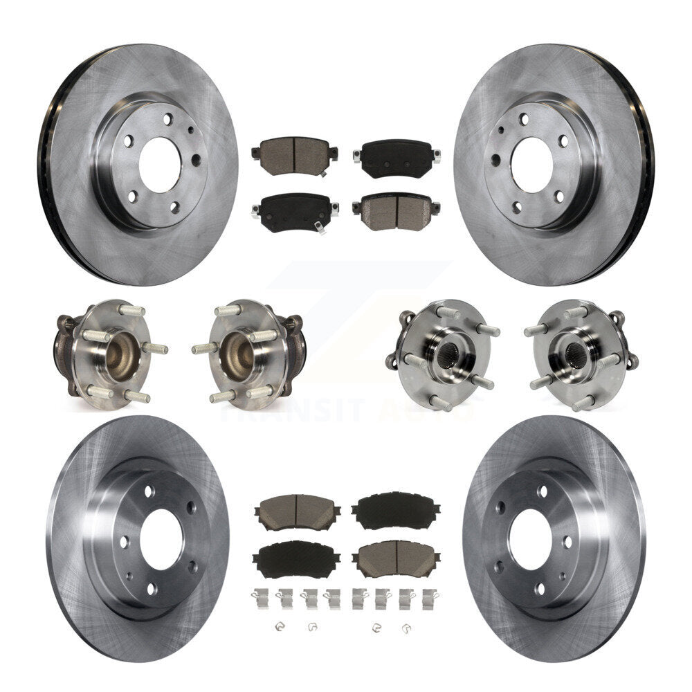 [Avant + Arrière] Kit d'ensemble roulement de roue et moyeu pour 2016-2018 Mazda 6 KBB-119145