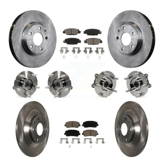 [Avant + Arrière] Kit d'ensemble roulement de roue et moyeu pour 2015 Mazda CX-5 AWD avec Electric Parking KBB-119147 par Transit Auto