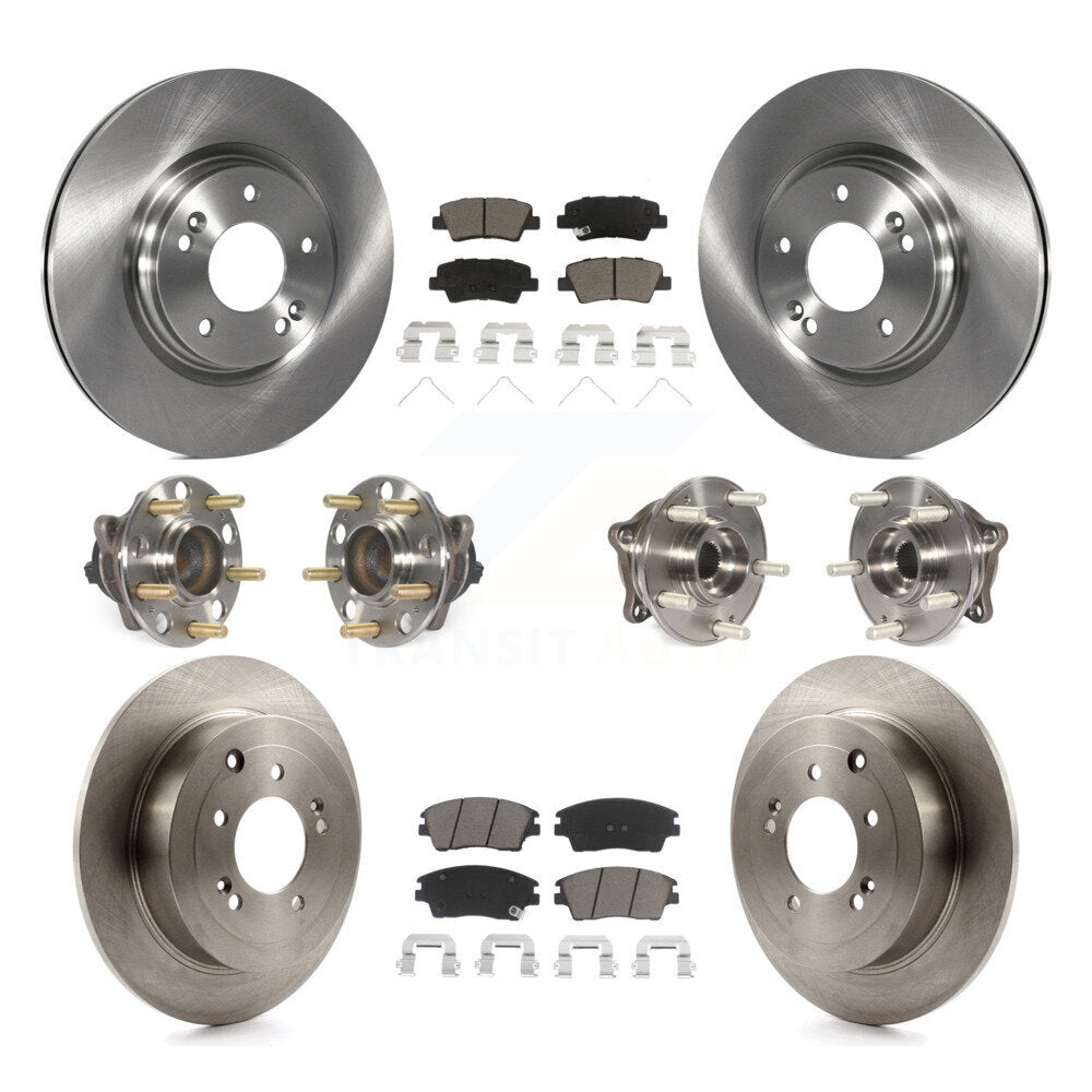[Avant + Arrière] Kit d'ensemble roulement de roue et moyeu pour Hyundai Tucson Kia Sportage KBB-119153