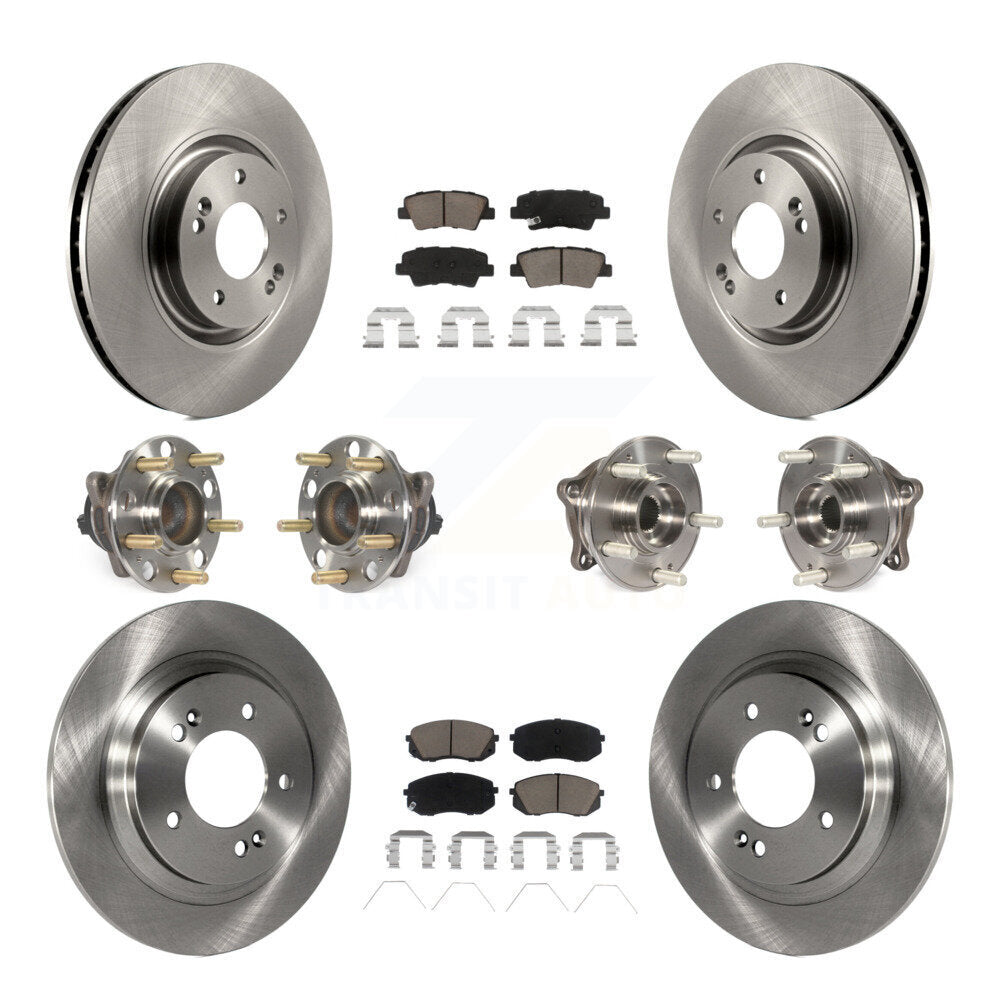 [Avant + Arrière] Kit d'ensemble roulement de roue et moyeu pour 2016 Hyundai Sonata GAS engine avec Electric Parking KBB-119158