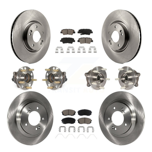 [Avant + Arrière] Kit d'ensemble roulement de roue et moyeu pour 2016 Hyundai Sonata GAS engine avec Electric Parking KBB-119158