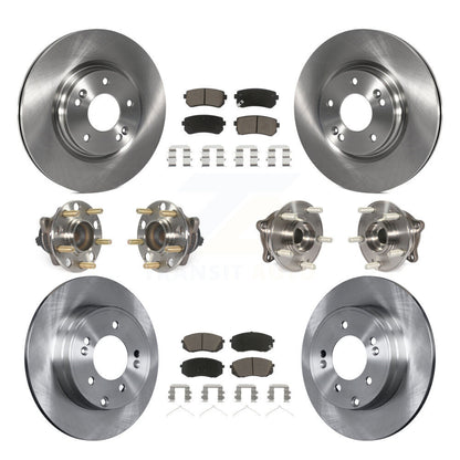 [Avant + Arrière] Kit d'ensemble roulement de roue et moyeu pour 2015-2016 Hyundai Sonata GAS engine avec Manual Parking KBB-119159