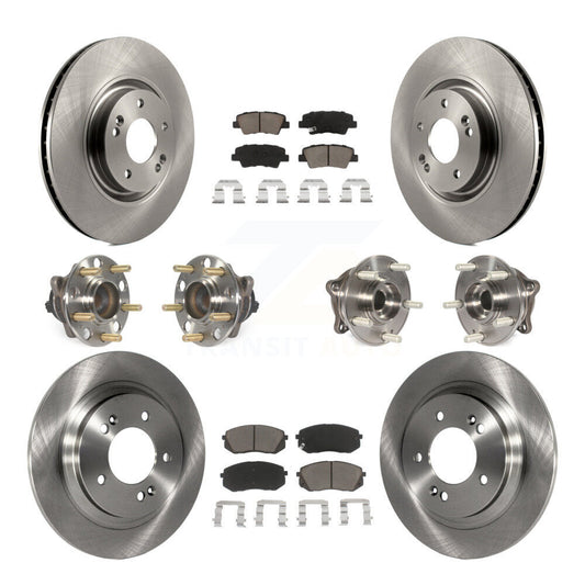 [Avant + Arrière] Kit d'ensemble roulement de roue et moyeu pour 2015 Hyundai Sonata GAS engine avec Electric Parking KBB-119160