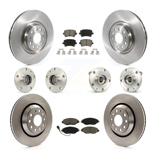 [Avant + Arrière] Kit d'ensemble roulement de roue et moyeu pour 2016 Volkswagen CC AWD KBB-119161 par Transit Auto