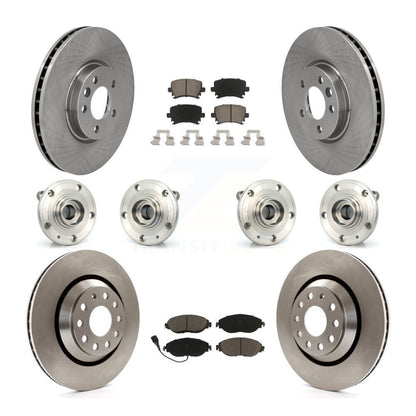 [Avant + Arrière] Kit d'ensemble roulement de roue et moyeu pour 2013-2014 Volkswagen CC AWD KBB-119162