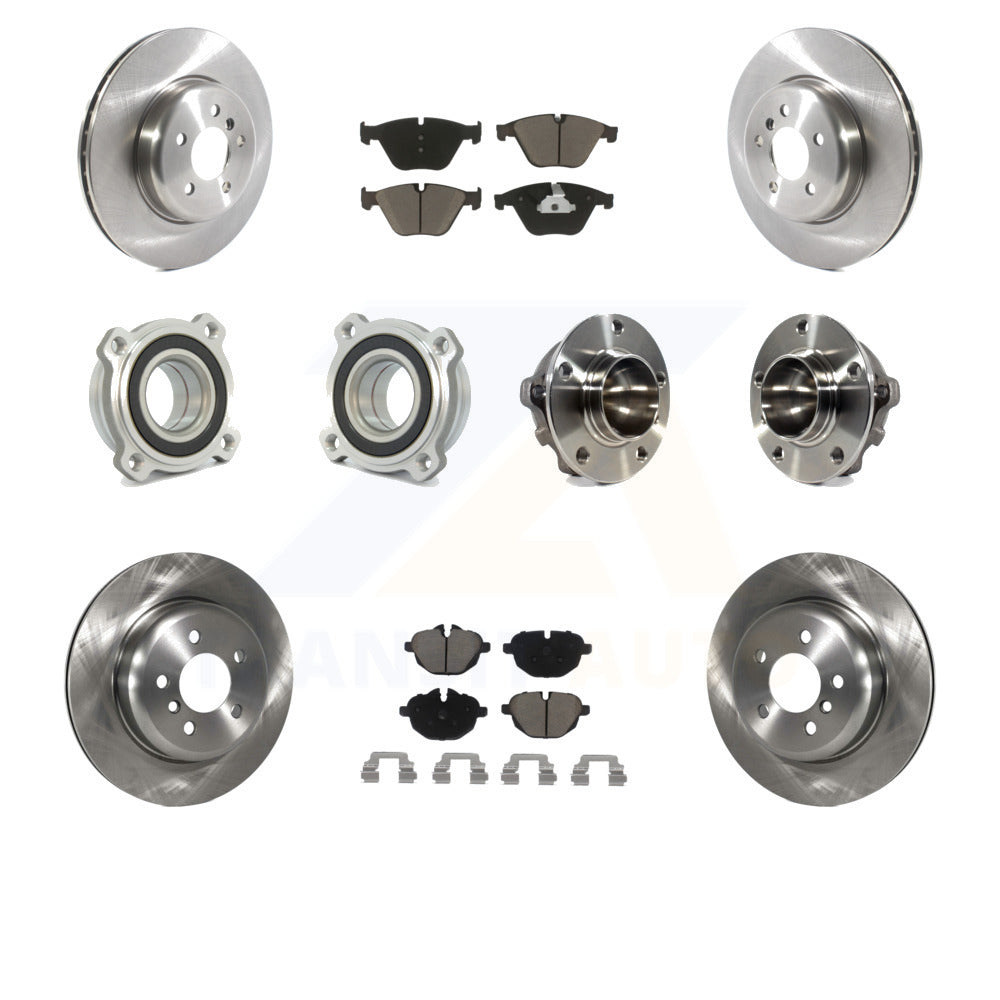 [Avant + Arrière] Kit d'ensemble roulement de roue et moyeu pour BMW 535i KBB-119163 par Transit Auto