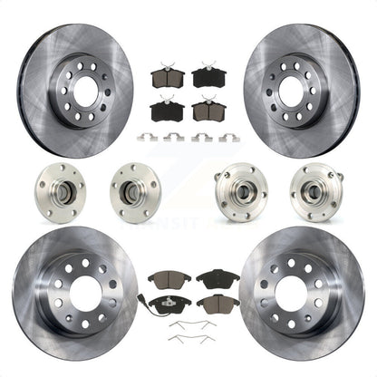 [Avant + Arrière] Kit d'ensemble roulement de roue et moyeu pour Volkswagen Jetta Beetle KBB-119176 par Transit Auto