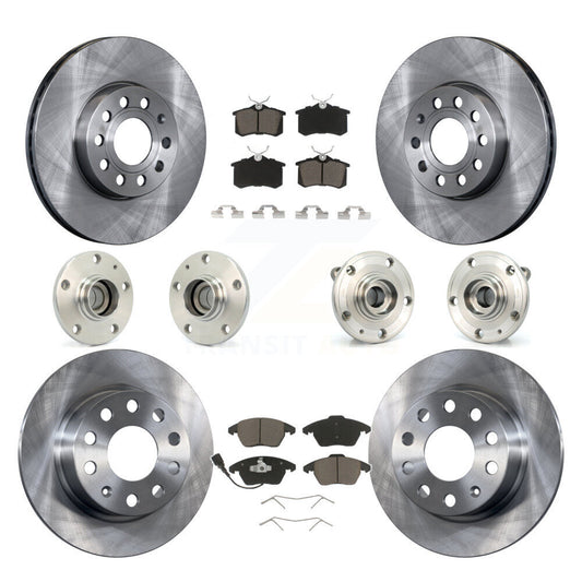 [Avant + Arrière] Kit d'ensemble roulement de roue et moyeu pour Volkswagen Jetta Beetle KBB-119176