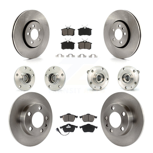 [Avant + Arrière] Kit d'ensemble roulement de roue et moyeu pour 2006 Volkswagen Jetta avec 288mm Diameter 7th 8th Digit Of VIN Is "9M" Or "1J" KBB-119180