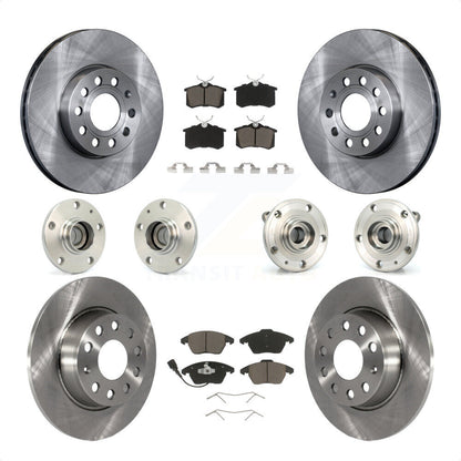 [Avant + Arrière] Kit d'ensemble roulement de roue et moyeu pour 2014 Volkswagen Beetle Sportline avec 2.0L avec 272mm Diameter Rotor KBB-119183 par Transit Auto