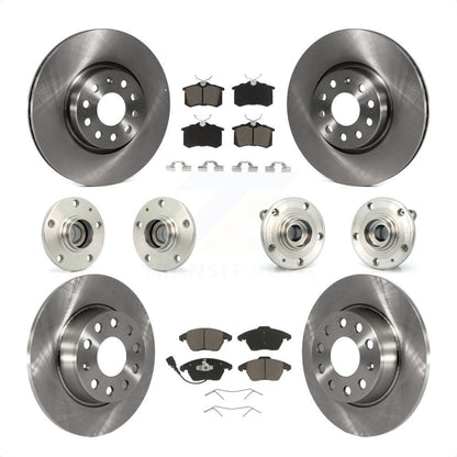 [Avant + Arrière] Kit d'ensemble roulement de roue et moyeu pour 2014 Volkswagen Beetle R-Line GSR avec 2.0L avec 272mm Diameter Rotor KBB-119184 par Transit Auto