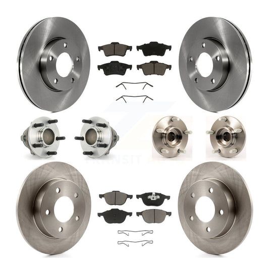 [Avant + Arrière] Kit d'ensemble roulement de roue et moyeu pour Mazda 3 2.0L avec 4-Wheel ABS KBB-119188