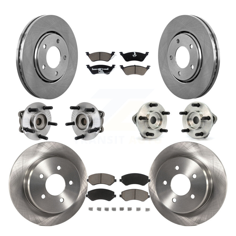 [Avant + Arrière] Kit d'ensemble roulement de roue et moyeu pour Chrysler Town & Country Dodge Grand Caravan KBB-119195