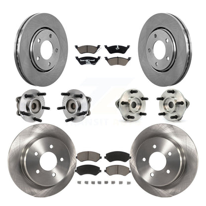 [Avant + Arrière] Kit d'ensemble roulement de roue et moyeu pour Chrysler Town & Country Dodge Grand Caravan KBB-119195