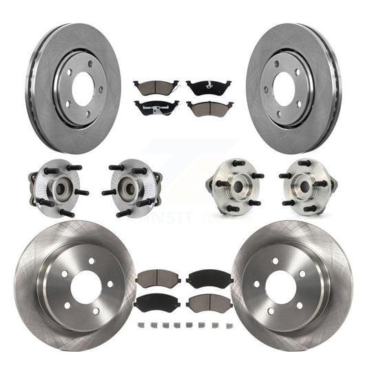 [Avant + Arrière] Kit d'ensemble roulement de roue et moyeu pour Chrysler Town & Country Dodge Grand Caravan KBB-119195
