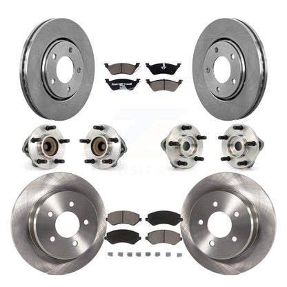 [Avant + Arrière] Kit d'ensemble roulement de roue et moyeu pour Dodge Chrysler Town & Country Grand Caravan Voyager KBB-119196