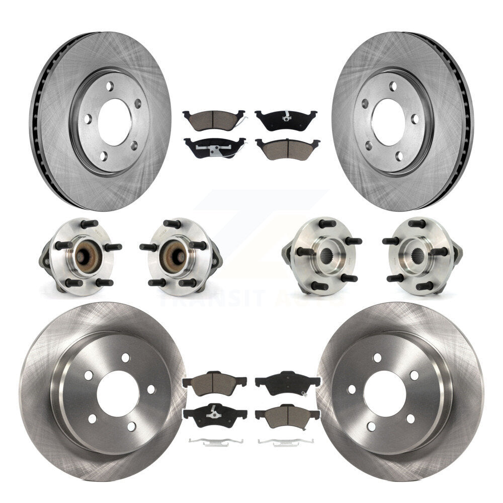 [Avant + Arrière] Kit d'ensemble roulement de roue et moyeu pour Dodge Grand Caravan Chrysler Town & Country KBB-119197