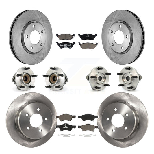 [Avant + Arrière] Kit d'ensemble roulement de roue et moyeu pour Dodge Grand Caravan Chrysler Town & Country KBB-119197