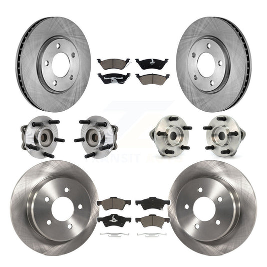 [Avant + Arrière] Kit d'ensemble roulement de roue et moyeu pour Dodge Grand Caravan Chrysler Town & Country KBB-119200