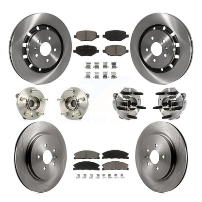 [Avant + Arrière] Kit d'ensemble roulement de roue et moyeu pour Ford Taurus Police Interceptor Sedan Special Service KBB-119201