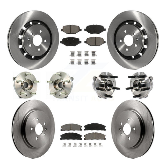 [Avant + Arrière] Kit d'ensemble roulement de roue et moyeu pour Ford Taurus Police Interceptor Sedan Special Service KBB-119201