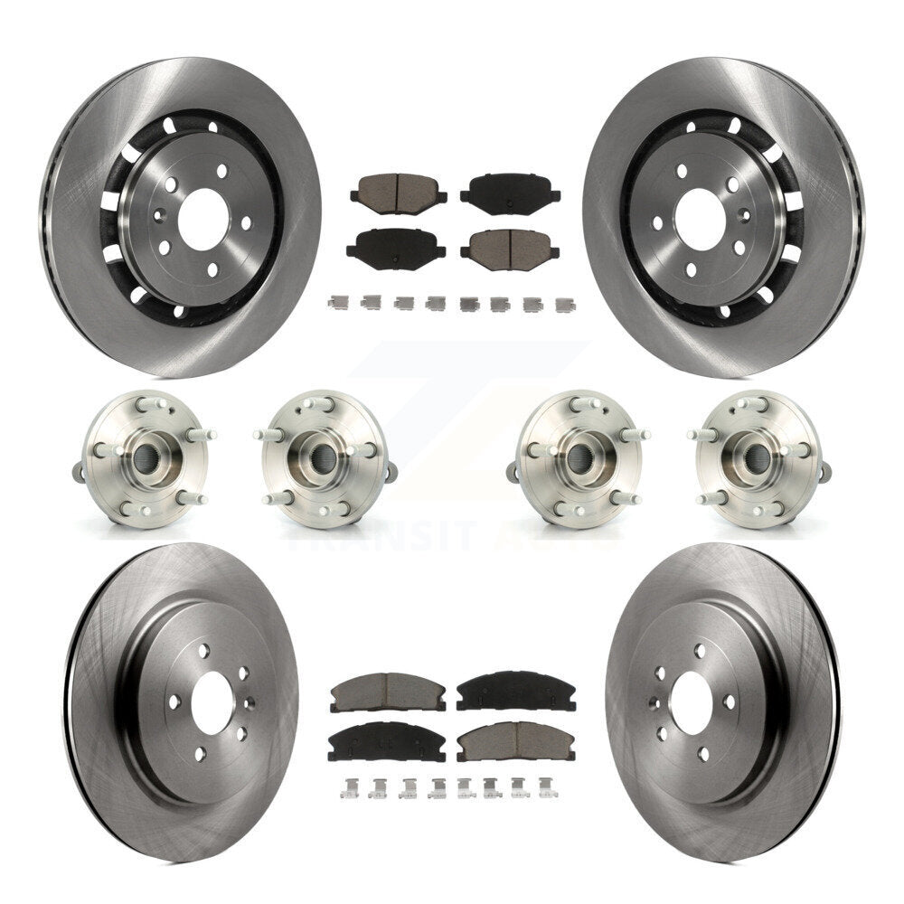 [Avant + Arrière] Kit d'ensemble roulement de roue et moyeu pour Ford Explorer Police Interceptor Utility KBB-119202