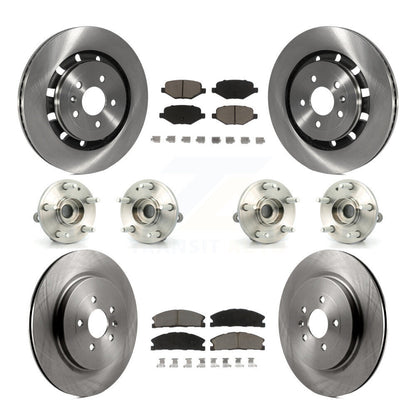 [Avant + Arrière] Kit d'ensemble roulement de roue et moyeu pour Ford Explorer Police Interceptor Utility KBB-119202