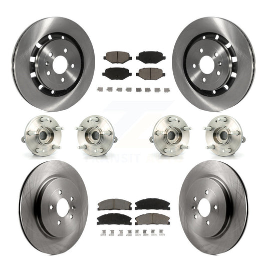 [Avant + Arrière] Kit d'ensemble roulement de roue et moyeu pour Ford Explorer Police Interceptor Utility KBB-119202