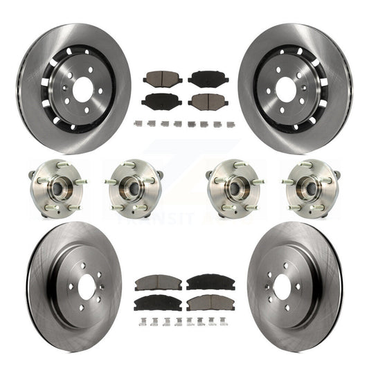 [Avant + Arrière] Kit d'ensemble roulement de roue et moyeu pour Lincoln MKS Ford Flex Taurus MKT KBB-119204