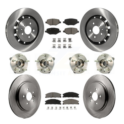 [Avant + Arrière] Kit d'ensemble roulement de roue et moyeu pour Ford Flex Taurus Lincoln MKS KBB-119207