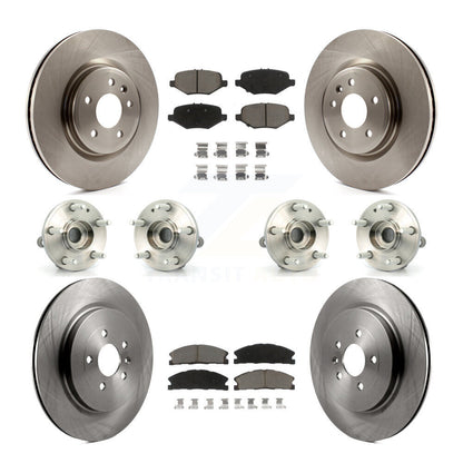 [Avant + Arrière] Kit d'ensemble roulement de roue et moyeu pour 2013 Ford Explorer Sport avec Heavy Duty Brakes KBB-119208