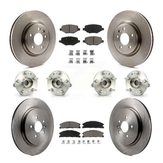 [Avant + Arrière] Kit d'ensemble roulement de roue et moyeu pour 2013 Ford Explorer Sport avec Heavy Duty Brakes KBB-119208