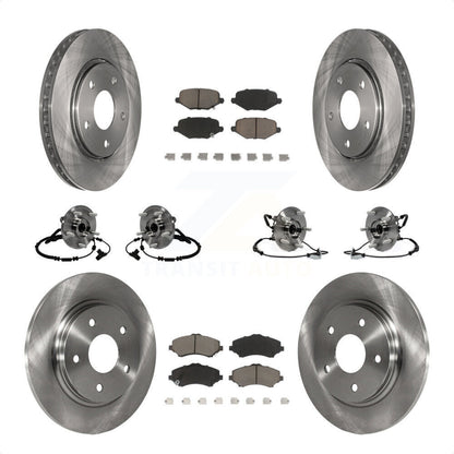 [Avant + Arrière] Kit d'ensemble roulement de roue et moyeu pour Dodge Grand Caravan Chrysler Town & Country Ram C/V Volkswagen Routan KBB-119209 par Transit Auto