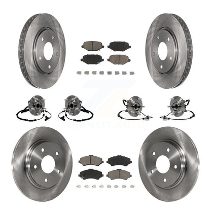 [Avant + Arrière] Kit d'ensemble roulement de roue et moyeu pour Dodge Grand Caravan Chrysler Town & Country Ram C/V Volkswagen Routan KBB-119209