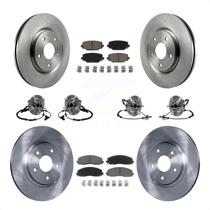[Avant + Arrière] Kit d'ensemble roulement de roue et moyeu pour Dodge Grand Caravan Chrysler Town & Country Ram C/V Volkswagen Routan KBB-119210 par Transit Auto