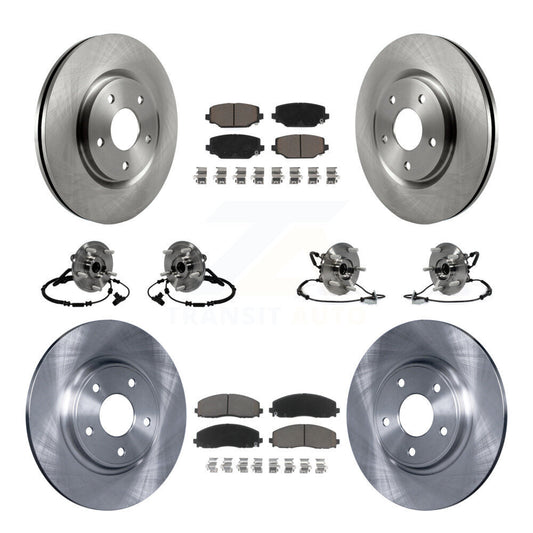 [Avant + Arrière] Kit d'ensemble roulement de roue et moyeu pour Dodge Grand Caravan Chrysler Town & Country Ram C/V Volkswagen Routan KBB-119210