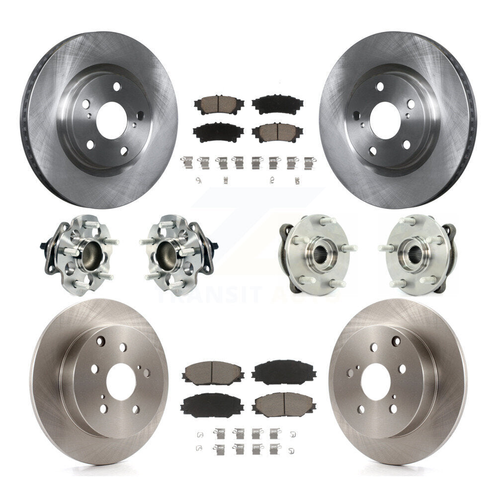 [Avant + Arrière] Kit d'ensemble roulement de roue et moyeu pour 2016-2020 Toyota Mirai KBB-119216