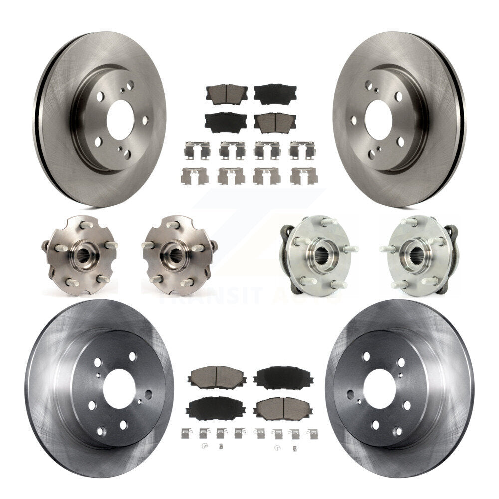 [Avant + Arrière] Kit d'ensemble roulement de roue et moyeu pour 2013-2018 Toyota RAV4 LE avec AWD KBB-119219