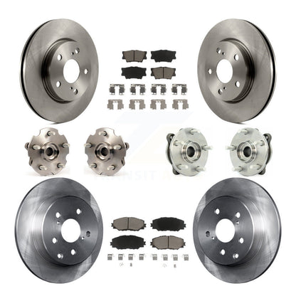 [Avant + Arrière] Kit d'ensemble roulement de roue et moyeu pour 2013-2018 Toyota RAV4 LE avec AWD KBB-119219