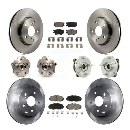 [Avant + Arrière] Kit d'ensemble roulement de roue et moyeu pour 2013-2018 Toyota RAV4 LE avec AWD KBB-119219