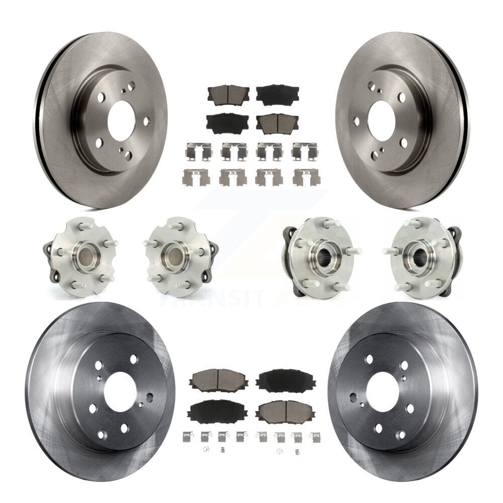 [Avant + Arrière] Kit d'ensemble roulement de roue et moyeu pour 2013-2018 Toyota RAV4 LE avec FWD KBB-119220