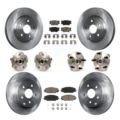 [Avant + Arrière] Kit d'ensemble roulement de roue et moyeu pour Toyota RAV4 avec 3rd Row Seating KBB-119221