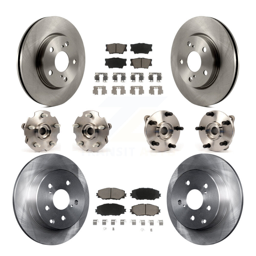 [Avant + Arrière] Kit d'ensemble roulement de roue et moyeu pour Toyota RAV4 sans 3rd Row Seating KBB-119223